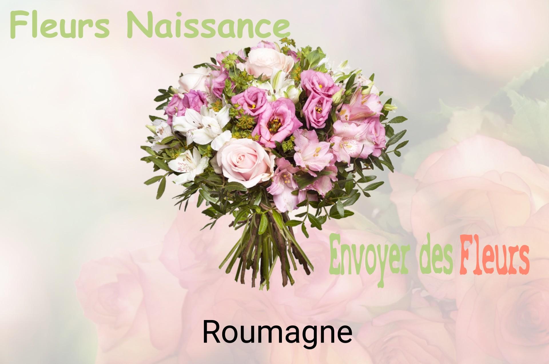 Bouquet de fleurs de naissance livré à Roumagne
